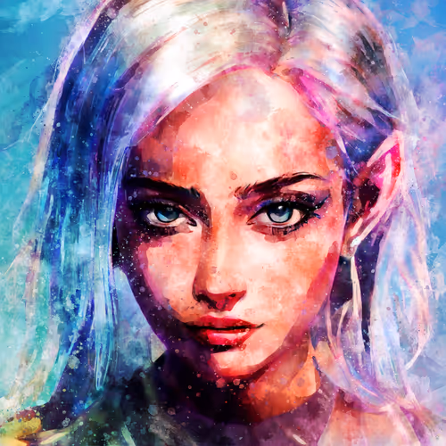 Watercolor Beauty #69