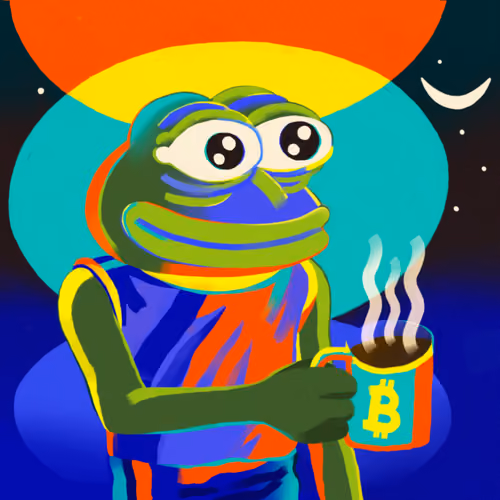 'Crypto GM' Rare Pepe