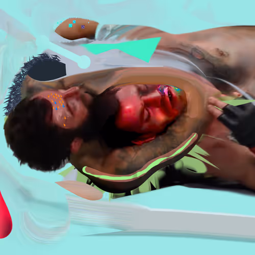 A Michael Chiesa embrace: sweat, tear, blood, bruise