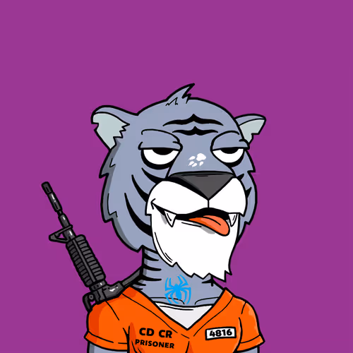 Grouchy Tiger Social Club #5515