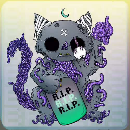 Zombie Lucky Cat 0159