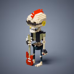 0067 SKELETON Punk