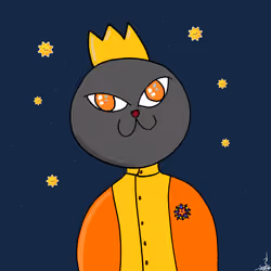 GMO Space Cat The Gray King #007