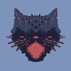 Eyeless Pixelcat
