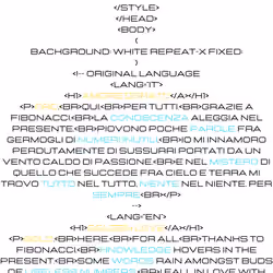Fibonacci's code poem