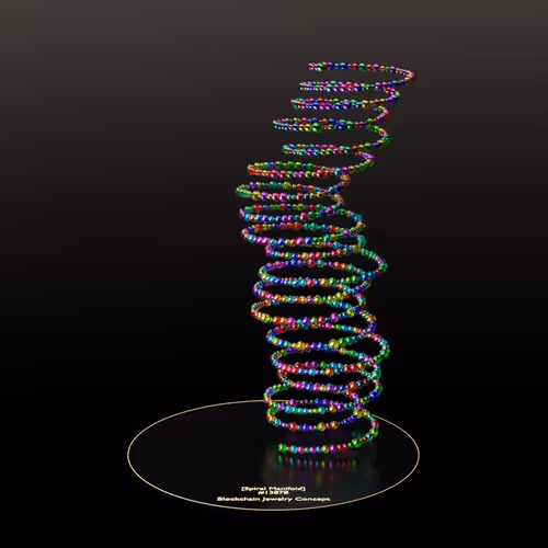 Spiral Manifold Ethereum Blockchain