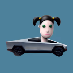 3DPunks #083 in CyberTruck