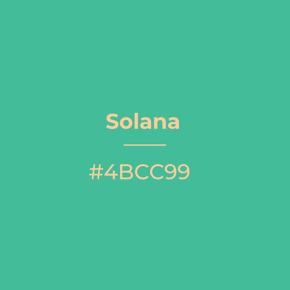 Solana #4bcc99