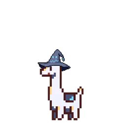 Blue Wizard Llama
