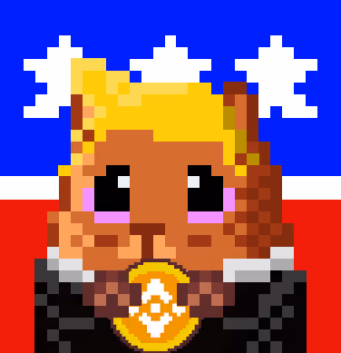Cryptohamsters Donald Trump #2.947 Binance coin gold edition #LE