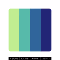 C2F992 + 5DC7A8 + 346997 + 222071 (TOFU PIXEL COLLAB)