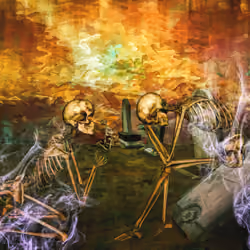 Painted skeletons #3/3
