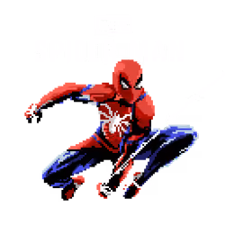 Spider-Man 2018 Pixel Art