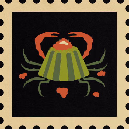 01 PUDDING CRAB STAMP