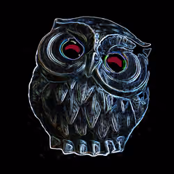 Smiley Owl #013