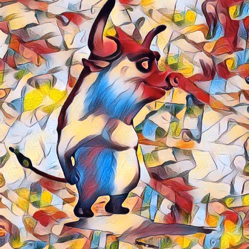 Bull World * Mosaic* #014