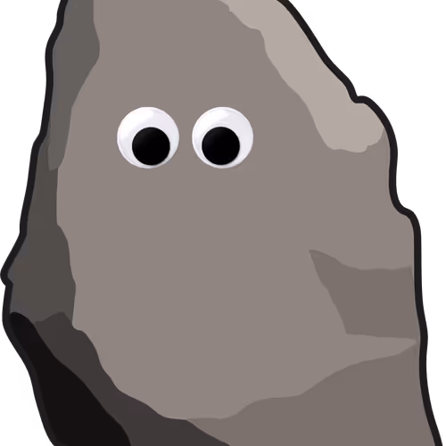 Ether Rock With Googly Eyes Y4eoQcMK3o