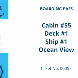 Cabin #55 - Deck #1 - Ship #1