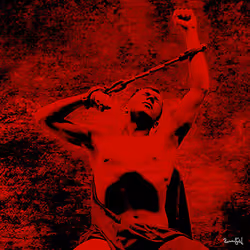 MAXI CD COVER COLLECTION "SONG 47 FREEDOM" (cover background BW photo in RED color)