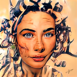 #D00049 Latent Space Walker - AI created - theAIgang