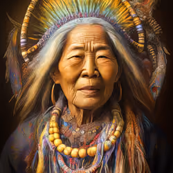 Old Shaman Woman - The Demons And Spirits #02