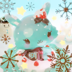CNPcake #00298 Luna-Green
