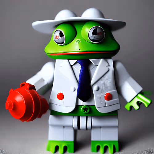 Pepe The Toy Brick Frog Mt8v2beFoK
