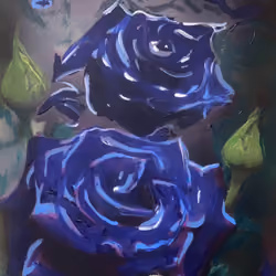 "Cool Embrace Roses" Original 1:1 #7 of the collection signed by Timothy R O'Neill