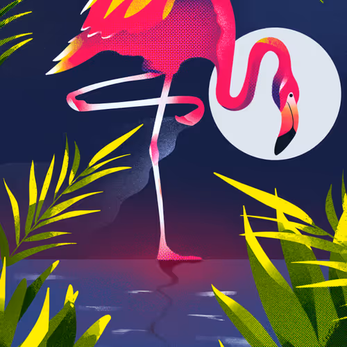 flamingo moon