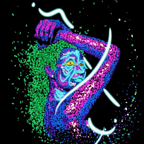 Neon Kumadori