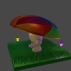 Ether Mushroom 3D #30