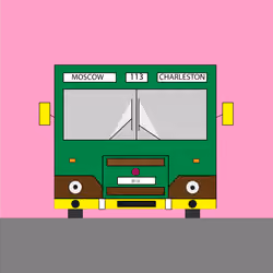 NFT Bus from Moscow #113 Charleston