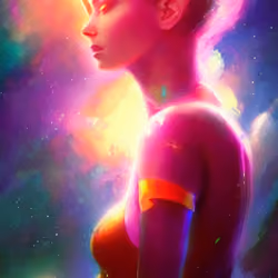 Fantasy Nebula Woman #09