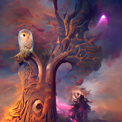 Tree and owl #114