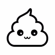 white cute poo
