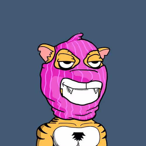 Grouchy Tiger Social Club #4686