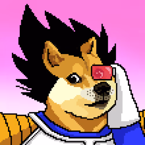 Dogepunks #158 - Vegeta Doge