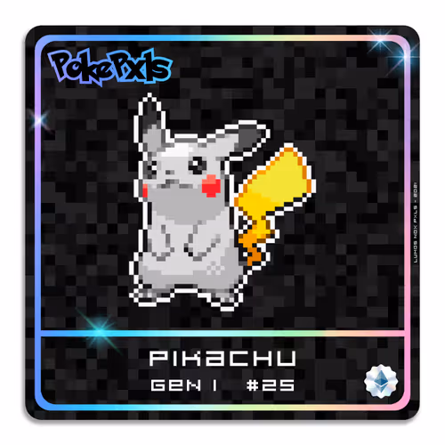 PXL PIKACHU [PokePxls #25] [2/10]