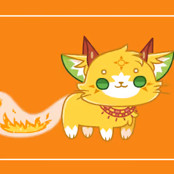 Summer Guardian Cat