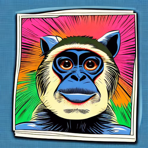 #00263 cozmic monkey