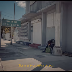 Signs are usually correct 1/1