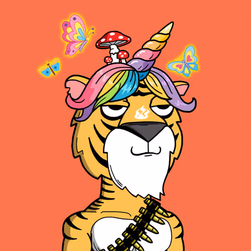 Grouchy Tiger Social Club #73