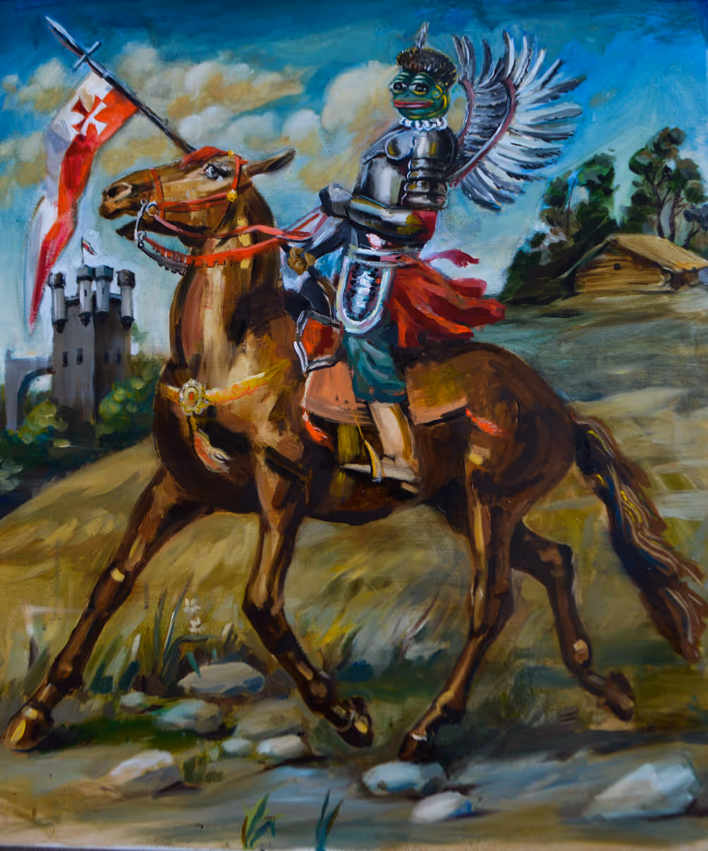 Pepe In The Outfit Of A Polish Hussar