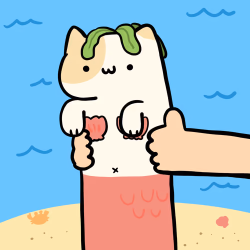 Long Long MerMeaw Cat #016