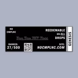 GENESIS Ticket #27