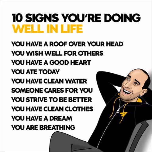 10 Signs You're Doing Well in Life