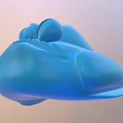 polished BLUE