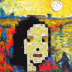 Crypto Van Gogh Punk #0027 - Saweetie