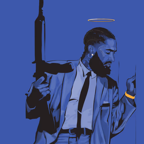 NIPSEY HUSSLE X [BLUE]