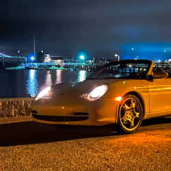 911 Carrera Convertible Night Newport